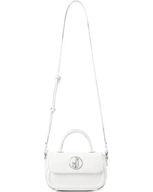 Iceberg Logo-Plaque Crossbody Bag - White