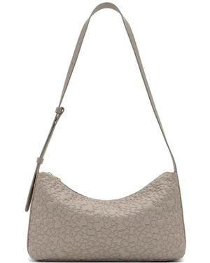 Tous Puffy Bear Embossed Shoulder Bag - Grey