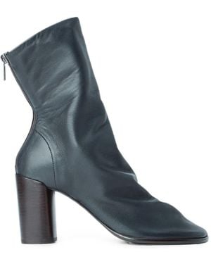 Lemaire Glove Ankle Boots With 80Mm Heel - Blue