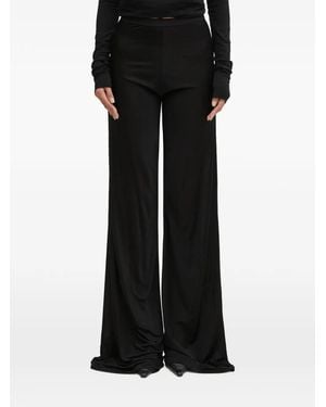 Rick Owens Bias Elasticed-Waist Pants - Black