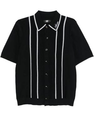 Amiri Script Stripe Shirt - Black