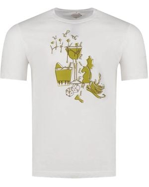Pal Zileri Graphic T-Shirt - White