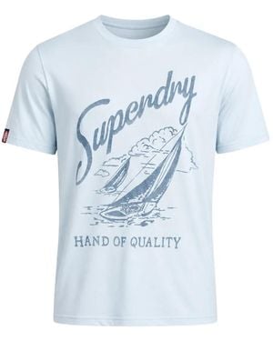 Superdry Lo-Fi Dockside T-Shirt - Blau