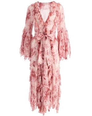 Alice + Olivia Ruffled Coat - Pink
