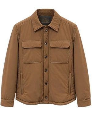 ONTHEBUND Giacca-Camicia Imbottita - Marrone