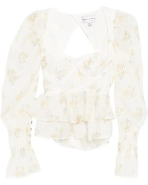 We Are Kindred Floral-Print Blouse - White
