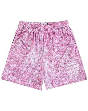 Eric Emanuel Bermudas Con Detalle De Logo - Morado