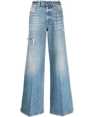 DIESEL 1978 D-Akemi 09D97 Bootcut Jeans - Blue