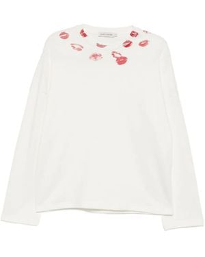 Joshua Sanders Graphic-Print Cotton T-Shirt - White