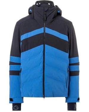 Bogner Giacca Da Sci Henri Con Cappuccio - Blu