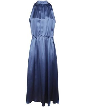 CRI.DA Mono Taormina Con Cuello Halter - Azul