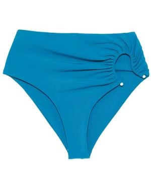 Christopher Esber High-Waist-Bikinihöschen Mit Ringdetail - Blau