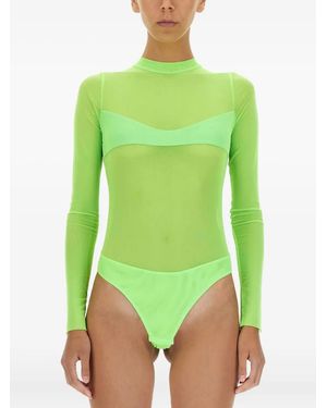 NOT AFTER TEN Long Sleeve Bodysuit - Green