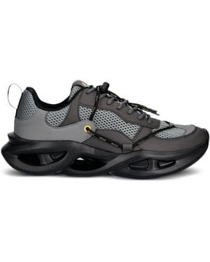 Just Cavalli Mesh Lace-Up Fastrning Sneakers - Black