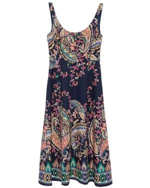 Etro Polyester Elastane Dress - Blue