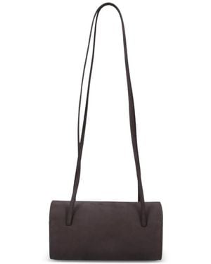 Faune Mie Nubuck Shoulder Bag - Wit
