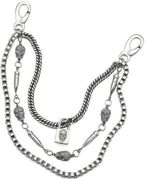 Philipp Plein Metal Chain - Blanc