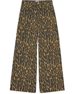 Ganni Baggy Jeans - Green
