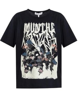 Munthe Organic-Cotton T-Shirt - Black