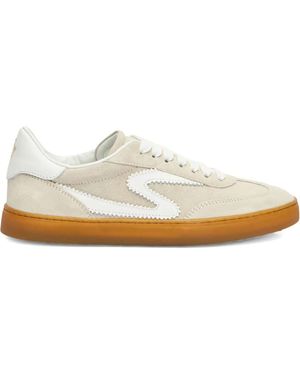 Stuart Weitzman Runaround Sneakers - White