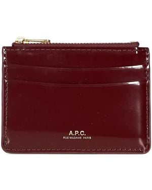 A.P.C. Paris Cardholder - Purple