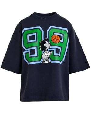 Essentiel Antwerp Peanuts Lucy Graphic-Print Sweatshirt - Blue