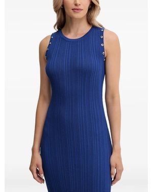 Morgan Sleeveless Midi Dress - Blue