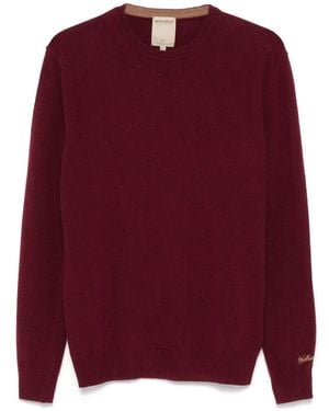 Woolrich Classic Crew Neck Wool Jumper - Red