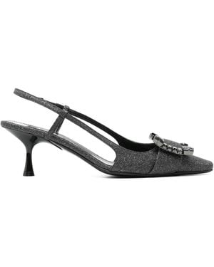 Sergio Rossi 60Mm Sr Twenty Slingback Pumps - Black