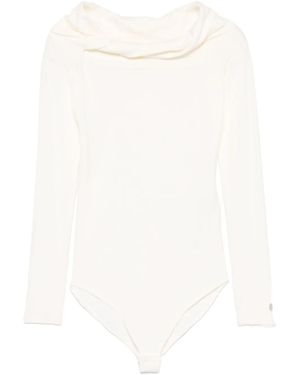 Liu Jo Cut Out-Detail Bodysuit - White