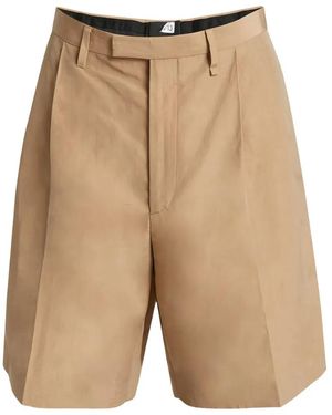 Givenchy Pleated Tailored Shorts - Natural