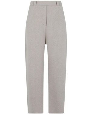 Lisa Yang Wrenda Seam-Detail Cashmere Track Trousers - Grey