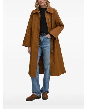 Barbour Trench Con Cintura - Marrone