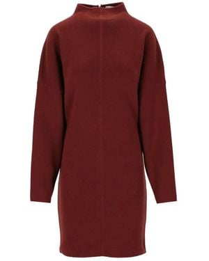 Max Mara Racconto Minikleid Mit Stehkragen - Rot