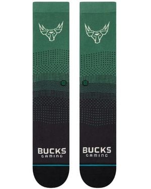 Stance Nba Milwaukee Bucks Gaming Socks - Green