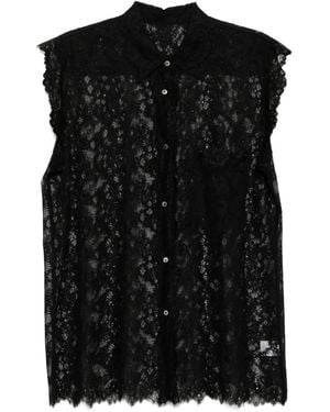 JNBY Mouwloos Shirt - Zwart