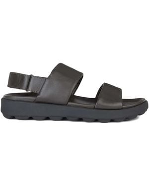 Geox Sandalen mit Doppelriemen - Schwarz