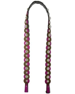 Emilio Pucci Correa para el hombro con apliques - Blanco