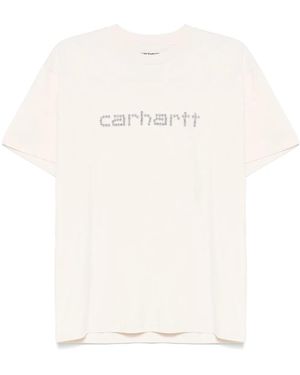 Carhartt T-Shirt Rivet Script - Bianco