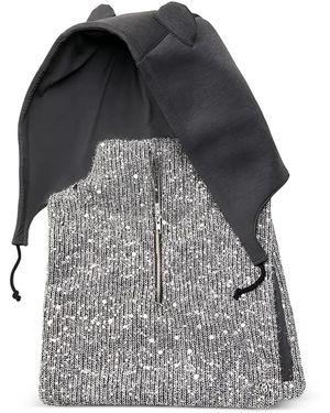 Maison Michel Justin Hood Hat - Grey