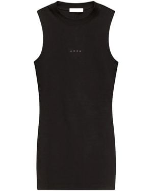 Area Handprint Minidress - Black