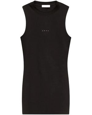 Area Handprint Minidress - Black