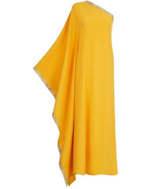 ‎Taller Marmo Kristall Zitronen One-Shoulder Kleid - Gelb