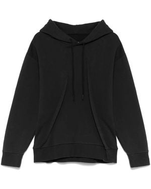 MM6 by Maison Martin Margiela プリーツディテール パーカー - ブラック
