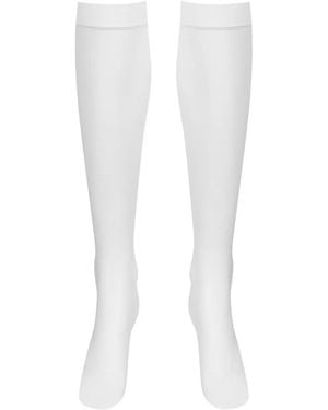 Maison Close Pure Tentation Knee-High Socks - White