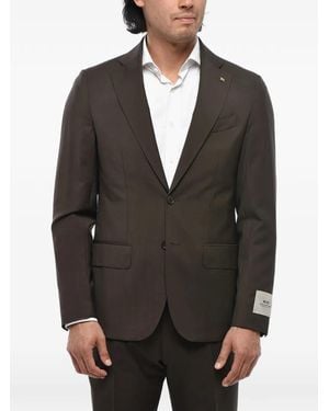 Corneliani Cc Collection Single-Breasted Notch-Lapel Suit - Grey