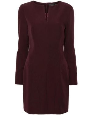 FEDERICA TOSI V-Neck Mini Dress - Purple