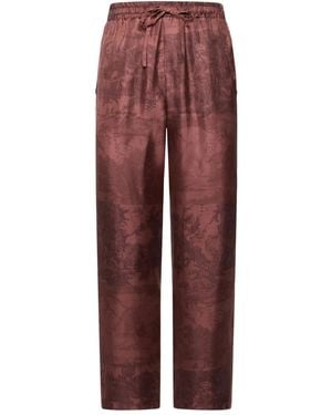 Pierre Louis Mascia Hose mit Landschafts-Print - Rot