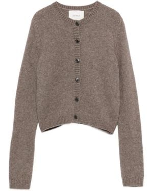 Lisa Yang Buttoned Cardigan - Brown