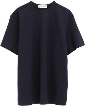 Frankie Shop Viscose Polyester T-Shirt - Blue